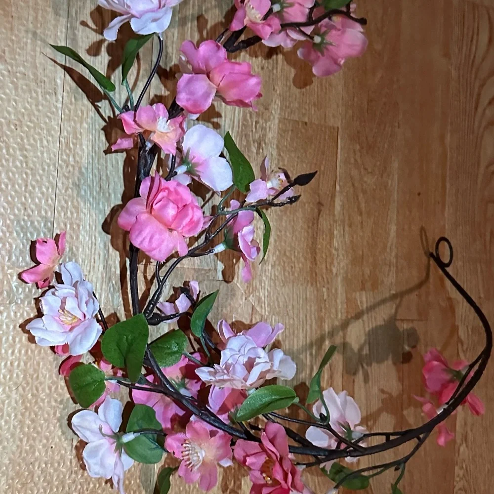 ONE 6 foot cherry blossom garland